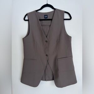 Gap longline suit vest NWOT